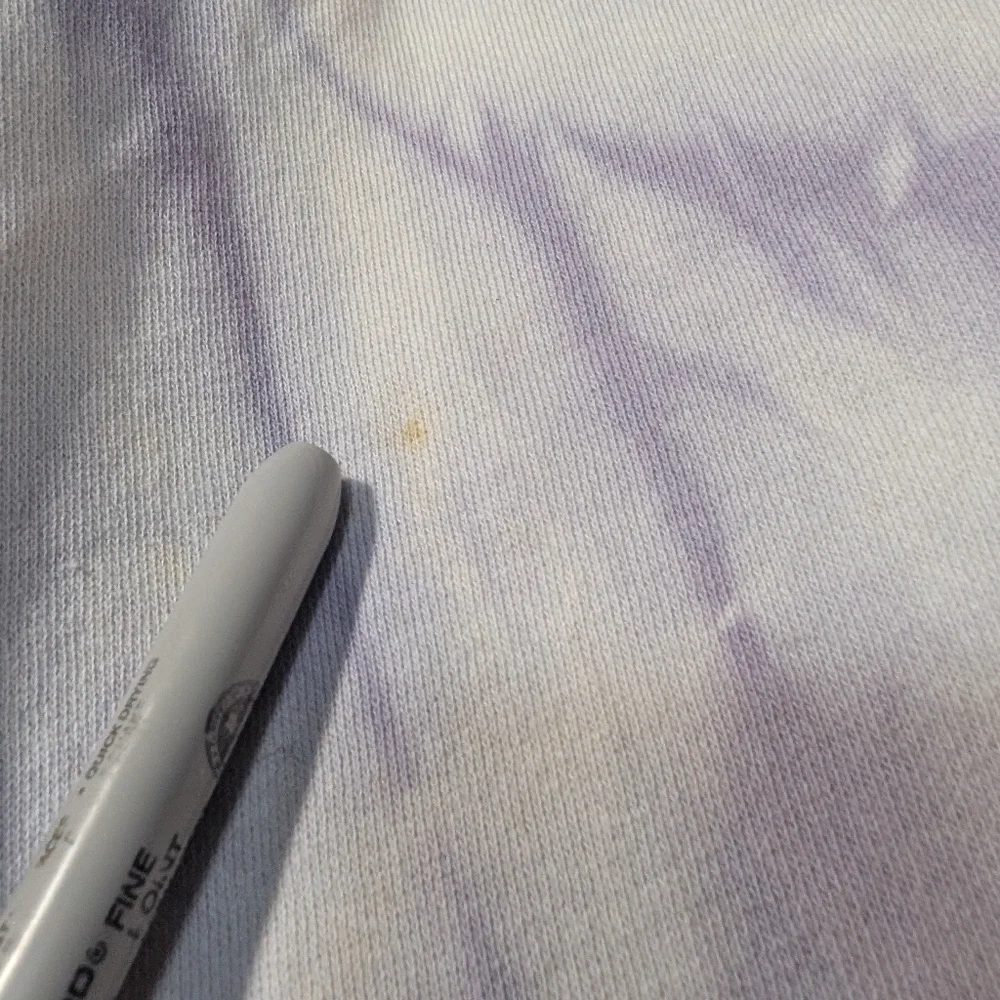 Taylor Swift Midnights Promo 3X Off Shoulder Crewneck Tie Dye Cozy Sweatshirt - Picture 8 of 13